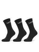 Skarpetki damskie - Vans Zestaw 3 par wysokich skarpet unisex VN000QBV Czarny - miniaturka - grafika 1
