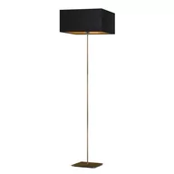 Lampy stojące - LYSNE, lampa podłogowa PRAGA GOLD, czarny ze złotym wnętrzem - miniaturka - grafika 1