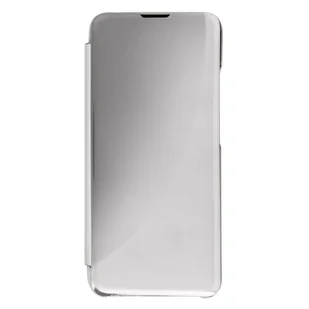 Etui Clearview Xiaomi Redmi 10C z osłoną lusterka Podstawka wideo w kolorze srebrnym - Etui i futerały do telefonów - miniaturka - grafika 1