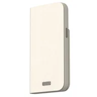 Pozostałe akcesoria do telefonów - Moshi Overture MagSafe - Skórzane etui 3w1 z klapką iPhone 15 Pro Max (Eggnog White) - miniaturka - grafika 1