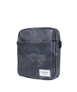 Saszetka Nerka Męska Torba Listonoszka PUCCINI Camo Moro Szara BM4028 4 - Nerki - miniaturka - grafika 1