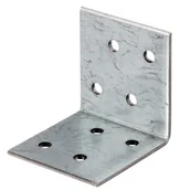 Zawiasy, okucia i inne akcesoria - Łącznik kątowy ocynk 40 x 40 x 40 - miniaturka - grafika 1