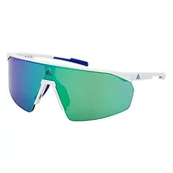 Okulary przeciwsłoneczne - adidas SPORT PRFM Shield damskie okulary przeciwsłoneczne, białe, biały, 00/0/125 - miniaturka - grafika 1