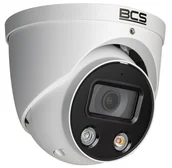 Kamery IP - Kamera IP kopułowa 8Mpx BCS-L-EIP58FCR3L3-AI1 z alarmami świetlnymi i dźwiękowymi - miniaturka - grafika 1