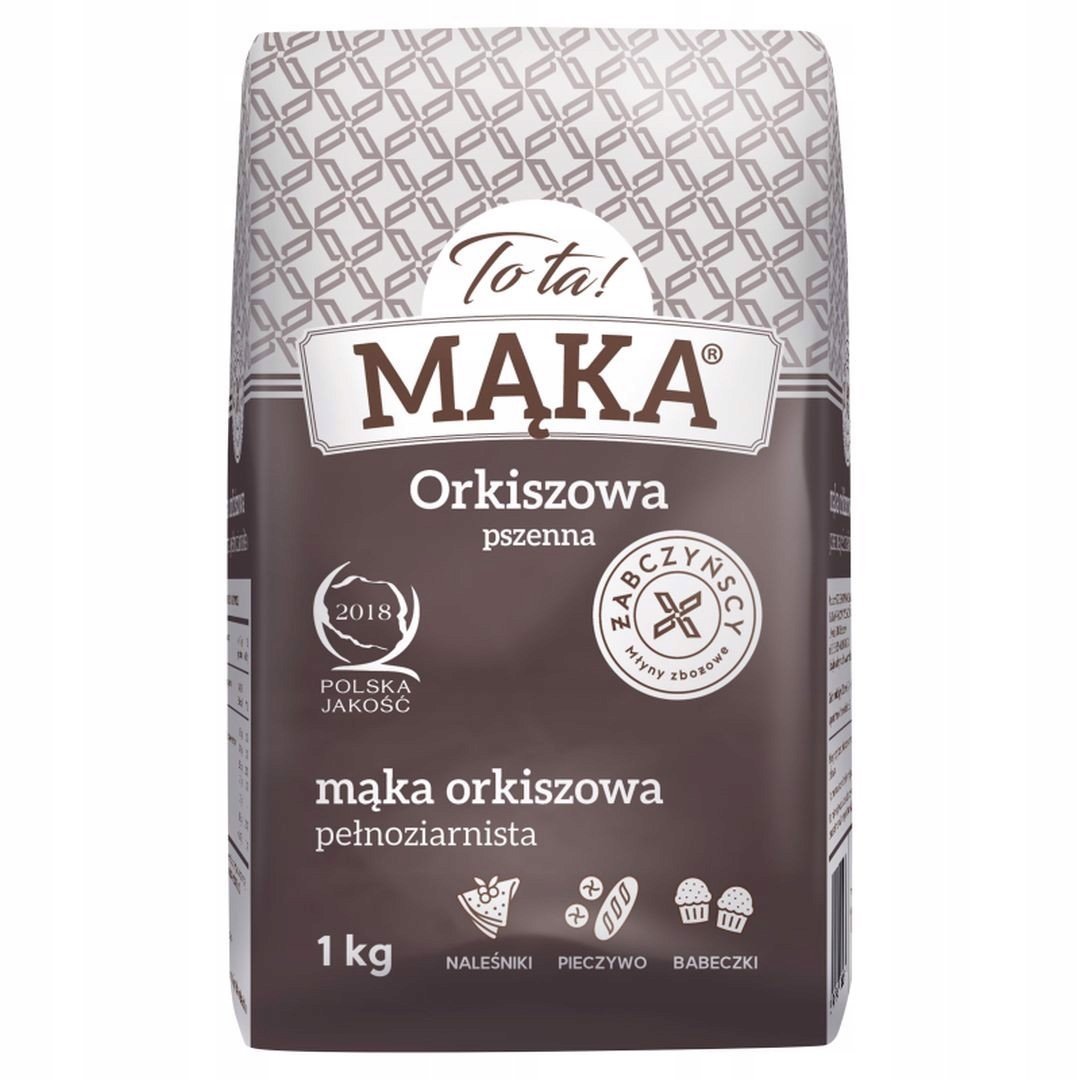 To ta! Mąka orkiszowa pszenna pełnoziarnista 1 kg