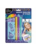 Pedagogika i dydaktyka - Markery do tatuażu z szablonami KIDEA - miniaturka - grafika 1