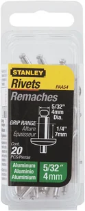 STANLEY Nity aluminiowe 4x3mm opakowanie 20szt 1-PAA52T - Nity - miniaturka - grafika 2