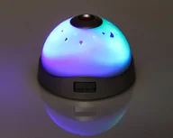 Oświetlenie świąteczne - Lampka nocna zegarek budzik projektor 3w1 gwiazda i księżyc JoyLight - miniaturka - grafika 1