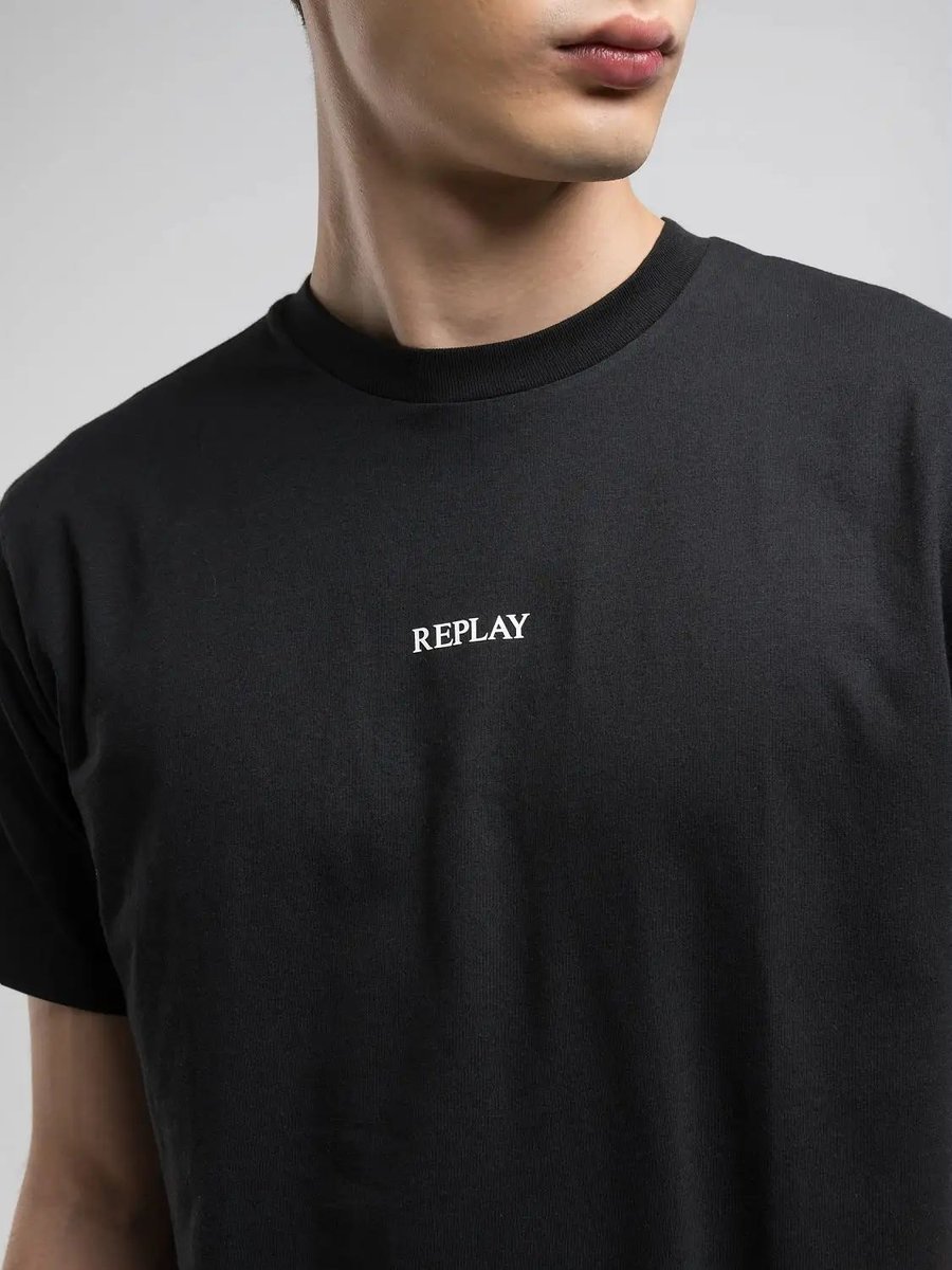 t-shirt uomo replay m3048.2660 098 black