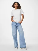 Koszulki i topy damskie - Pieces Koszulka "Pcria" w kolorze białym - miniaturka - grafika 1