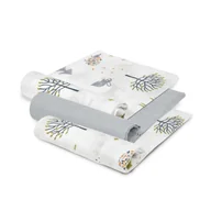 Pieluchy - Komplet pieluch Bamboo 3 szt 55x70 szary - miniaturka - grafika 1