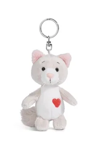 NICI 49400 Brelok pluszowy Kot fluffy Love 10cm GREEN - Maskotki i pluszaki - miniaturka - grafika 1