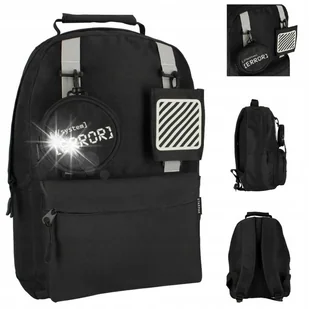 PLECAK SZKOLNY MŁODZIEŻOWY MIEJSKI DUŻY POJEMNY CZARNY - Plecaki szkolne i tornistry - miniaturka - grafika 1