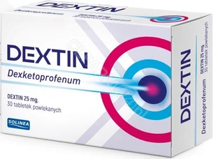 SOLINEA Dextin 25 mg x 30 tabl powlekanych |  OD 199 PLN! - Przeziębienie i grypa - miniaturka - grafika 1