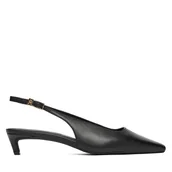Czółenka - Czółenka Tommy Hilfiger Th Buckle Slingback Low Pump FW0FW09009 Czarny - miniaturka - grafika 1