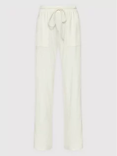 Spodnie damskie - Imperial Spodnie materiałowe P3E7CAB Biały Regular Fit - grafika 1