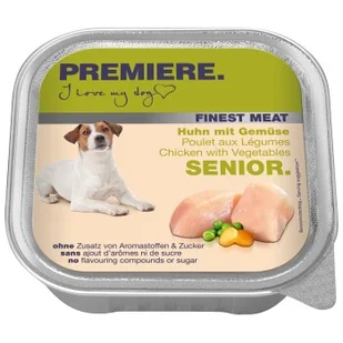 PREMIERE Finest Meat Senior Kurczak i warzywa 10x150 g - Mokra karma dla psów - miniaturka - grafika 1