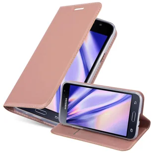 Pokrowiec Ochronny Do Samsung Galaxy J3 2016 Etui w CLASSY RÓŻOWE ZŁOTO Case Obudowa Ochronny Cover Cadorabo - Etui i futerały do telefonów - miniaturka - grafika 1