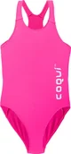 Stroje kąpielowe dla dziewczynek - Coqui Dziecięcy strój kąpielowy jednoczęściowy EBRIM JR karminowy róż rozmiar 158 - miniaturka - grafika 1