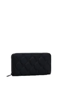 Portfele - Desigual MONE_REPRISE Studs Fiona, Bi-Fold Wallet Women's, 20,5, Kolor: czarny, 20.5 - miniaturka - grafika 1