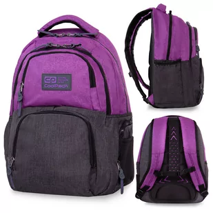Patio Plecak Coolpack Aero (B34090) Melange Purple 27281CP - Plecaki szkolne i tornistry - miniaturka - grafika 1