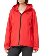 Kurtki damskie - 4F Damska kurtka SKI KUDN001 Dżinsy, Red, S damska, Sieć, S - miniaturka - grafika 1