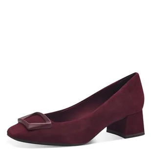 Tamaris Damskie czółenka 1-22302-41, Merlot Suede, 40 EU - Czółenka - miniaturka - grafika 1