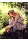 Zabawki kreatywne - Diamentowa mozaika Kobieta leśna wróżka 30x40cm 1008644 Norimpex - miniaturka - grafika 1