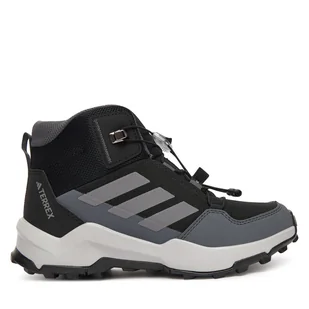 Trekkingi adidas Terrex AX4R Mid JI0920 Czarny - Buty trekkingowe dziecięce - miniaturka - grafika 1