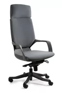 Fotele i krzesła biurowe - Fotel biurowy, Apollo, slategrey, czarny - miniaturka - grafika 1