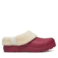 Klapki i japonki damskie - Klapki Hunter WFF1000RSP Bordowy - miniaturka - grafika 1