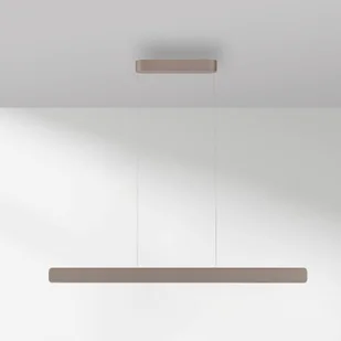 Paul Neuhaus Lampa wisząca Q-Stretto, możliwość ściemniania, brązowy / mosiężny, salon / jadalnia, metal, nowoczesny - Lampy sufitowe - miniaturka - grafika 1