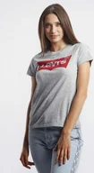 Koszulki i topy damskie - Levi`s THE PERFECT GRAPHIC TEE 0263 BETTER BATWING SMOKESTACK HEATHER - XS - damskie - szary - miniaturka - grafika 1
