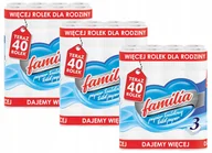 Papier toaletowy - Papier toaletowy 40R FAMILIA 3W - 120 Rolek - miniaturka - grafika 1
