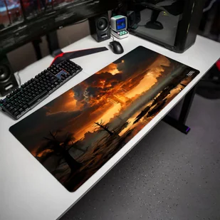 Podkładka Tilt PODKŁADKA POD KLAWIATURĘ Boom 90x40 TILT Duża XL Wodoodporna Gamingowa - Podkładki pod mysz - miniaturka - grafika 1