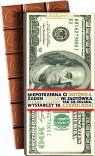 Kukartka Czekolada CZK-107 100 dolarów banknot - Czekolada - miniaturka - grafika 1