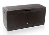 Skrzynie ogrodowe - Skrzynia ogrodowa Weria 310L, ciemny brąz - miniaturka - grafika 1