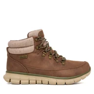 Buty trekkingowe damskie - Trekkingi Skechers Synergy 167425/BRN Brązowy - miniaturka - grafika 1