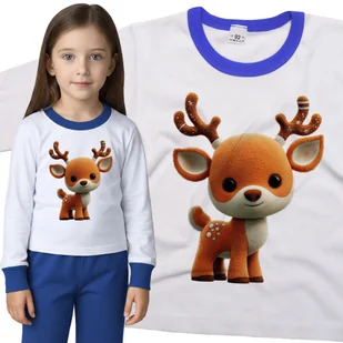 Piżama dziecięca Słodki Mały Jelonek Jeleń Zima Śnieg Święta 86/92 - VoloDonum - Piżamy dla dziewczynek Piżama dziecięca Słodki Mały Jelonek Jeleń Zima Śnieg Święta 86/92 - VoloDonum - Piżamy dla dziewczynek - miniaturka - grafika 1