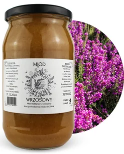 Miód Wrzosowy 1050g Naturalny Polski - Miód - miniaturka - grafika 1