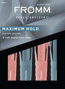 Fromm, klipsy do włosów krokodylki, 4szt. - Pozostałe akcesoria fryzjerskie - miniaturka - grafika 1