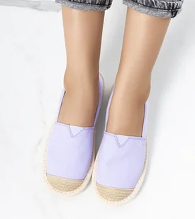 Fioletowe espadryle damskie Tanner -36 - Espadryle damskie - miniaturka - grafika 1