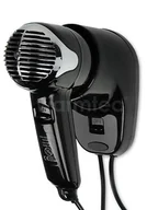 Suszarki do rąk i włosów - Hotelowa suszarka do włosów Warmtec Prestige Czarna P2 1200W z uchwytem ściennym - miniaturka - grafika 1