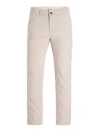 Spodnie męskie - Jack & Jones Spodnie chino w kolorze beżowym - miniaturka - grafika 1