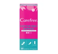 Wkładki higieniczne - CAREFREE COTTON FEEL WKŁADKI HIGIENICZNE BEZZAPACHOWE 20 SZTUK - miniaturka - grafika 1