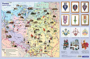 DEMART Polska - kultura ludowa. Podkładka na biurko - null - Podkładki na biurko - miniaturka - grafika 1