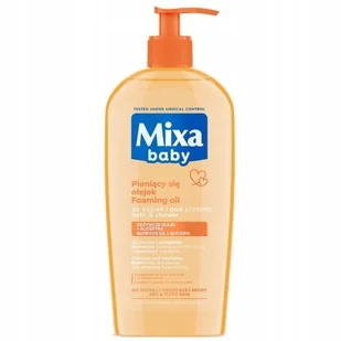 Mixa Baby Delikatny Płyn do Kąpieli i Mycia z Olejkiem - Kosmetyki kąpielowe dla dzieci - miniaturka - grafika 1