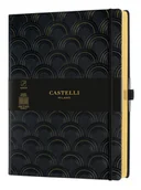 Notesy i bloczki - Notes Castelli Deco Gold 25X19 Kr - miniaturka - grafika 1