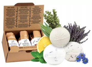 Słomiana Pracownia Box Prezentowy - 3 kule do kapieli Zestaw do kąpieli, naturalny 430180 - Zestawy kosmetyków damskich Słomiana Pracownia Box Prezentowy - 3 kule do kapieli Zestaw do kąpieli, naturalny 430180 - Zestawy kosmetyków damskich - miniaturka - grafika 1