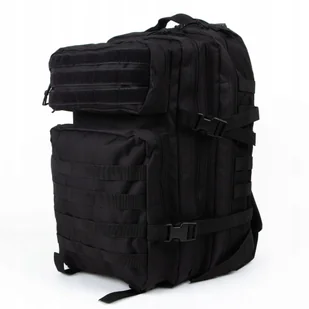 Wild Trek Plecak Survivalowy Militarny 9000 Oxford 45L 50x30x30cm Czarny - Plecaki - miniaturka - grafika 1